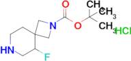 tert-Butyl 5-fluoro-2,7-diazaspiro[3.5]nonane-2-carboxylate hydrochloride