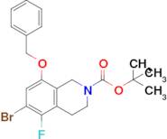 tert-Butyl 8-benzyloxy-6-bromo-5-fluoro-3,4-dihydro-1H-isoquinoline-2-carboxylate