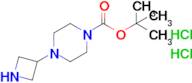 tert-Butyl 4-(azetidin-3-yl)piperazine-1-carboxylate dihydrochloride