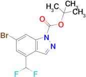 tert-Butyl 6-bromo-4-(difluoromethyl)-1H-indazole-1-carboxylate