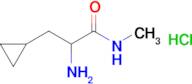 2-Amino-3-cyclopropyl-n-methylpropanamide hydrochloride