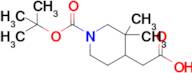 2-{1-[(tert-Butoxy)carbonyl]-3,3-dimethylpiperidin-4-yl}acetic acid