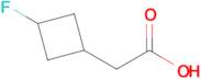 2-(3-Fluorocyclobutyl)acetic acid