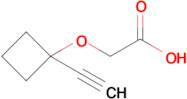 2-(1-Ethynylcyclobutoxy)acetic acid