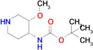 tert-Butyl N-[(3S,4R)-3-methoxypiperidin-4-yl]carbamate