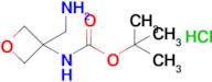tert-Butyl N-[3-(aminomethyl)oxetan-3-yl]carbamate hydrochloride