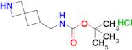 tert-Butyl N-({2-azaspiro[3.3]heptan-6-yl}methyl)carbamate hydrochloride