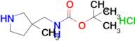 tert-Butyl N-[(3-methylpyrrolidin-3-yl)methyl]carbamate hydrochloride