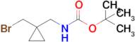 tert-Butyl N-{[1-(bromomethyl)cyclopropyl]methyl}carbamate