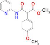 Methyl 2-(4-methoxyphenyl)-3-oxo-3-(2-pyridylamino)propanoate