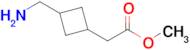 Methyl 2-[3-(aminomethyl)cyclobutyl]acetate