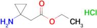 Ethyl 2-(1-aminocyclopropyl)acetate hydrochloride