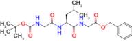 Benzyl 2-[[(2S)-2-[[2-(tert-Butoxycarbonylamino)acetyl]amino]-4-methyl-pentanoyl]amino]acetate