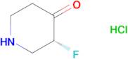 (3R)-3-Fluoropiperidin-4-one hydrochloride