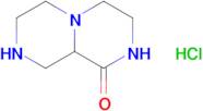 2,3,4,6,7,8,9,9a-Octahydropyrazino[1,2-a]pyrazin-1-one hydrochloride