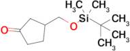 3-{[(tert-Butyldimethylsilyl)oxy]methyl}cyclopentan-1-one