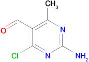 2-Amino-4-chloro-6-methylpyrimidine-5-carbaldehyde