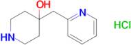 4-[(Pyridin-2-yl)methyl]piperidin-4-ol hydrochloride