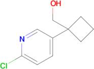 [1-(6-Chloro-3-pyridyl)cyclobutyl]methanol