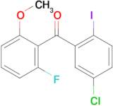 (5-Chloro-2-iodophenyl)(2-fluoro-6-methoxyphenyl)methanone