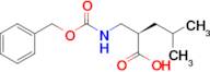 (R)-2-((((Benzyloxy)carbonyl)amino)methyl)-4-methylpentanoic acid