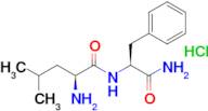 (S)-2-Amino-N-((S)-1-amino-1-oxo-3-phenylpropan-2-yl)-4-methylpentanamide hydrochloride