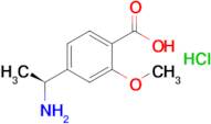 (S)-4-(1-Aminoethyl)-2-methoxybenzoic acid hydrochloride