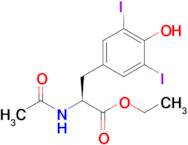 (S)-Ethyl 2-acetamido-3-(4-hydroxy-3,5-diiodophenyl)propanoate