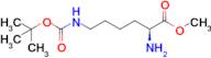 (S)-Methyl 2-amino-6-((tert-butoxycarbonyl)amino)hexanoate