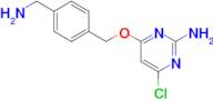 4-((4-(Aminomethyl)benzyl)oxy)-6-chloropyrimidin-2-amine