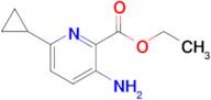 Ethyl 3-amino-6-cyclopropylpicolinate