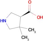 (3S)-4,4-Dimethyl-pyrrolidine-3-carboxylic acid