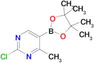 2-Chloro-4-methyl-5-(4,4,5,5-tetramethyl-1,3,2-dioxaborolan-2-yl)pyrimidine