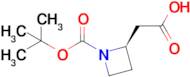 (R)-2-(1-(tert-Butoxycarbonyl)azetidin-2-yl)acetic acid