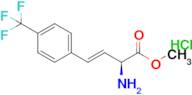 (S,E)-Methyl 2-amino-4-(4-(trifluoromethyl)phenyl)but-3-enoate hydrochloride