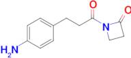 1-(3-(4-Aminophenyl)propanoyl)azetidin-2-one