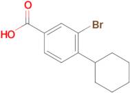 3-Bromo-4-cyclohexylbenzoic acid