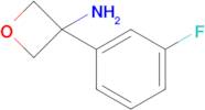 3-(3-Fluorophenyl)oxetan-3-amine