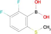 (2,3-Difluoro-6-(methylthio)phenyl)boronic acid