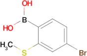 4-Bromo-2-(methylthio)phenylboronic acid