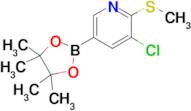 3-Chloro-2-(methylthio)-5-(4,4,5,5-tetramethyl-1,3,2-dioxaborolan-2-yl)pyridine