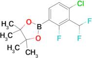 2-(4-Chloro-3-(difluoromethyl)-2-fluorophenyl)-4,4,5,5-tetramethyl-1,3,2-dioxaborolane