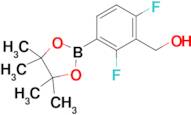 (2,6-Difluoro-3-(4,4,5,5-tetramethyl-1,3,2-dioxaborolan-2-yl)phenyl)methanol