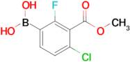 (4-Chloro-2-fluoro-3-(methoxycarbonyl)phenyl)boronic acid