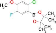 2-(2-Chloro-5-fluoro-4-methoxyphenyl)-4,4,5,5-tetramethyl-1,3,2-dioxaborolane