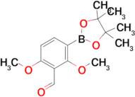 2,6-Dimethoxy-3-(4,4,5,5-tetramethyl-1,3,2-dioxaborolan-2-yl)benzaldehyde