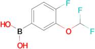 3-(Difluoromethoxy)-4-fluorophenylboronic acid