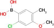 (2-Chloro-4-methoxy-5-methylphenyl)boronic acid