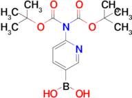 6-(Bis(tert-butoxycarbonyl)amino)pyridin-3-ylboronic acid