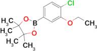 2-(4-Chloro-3-ethoxyphenyl)-4,4,5,5-tetramethyl-1,3,2-dioxaborolane